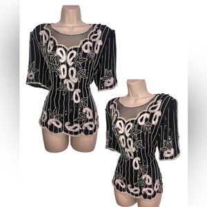 Vintage 80’s sequins top